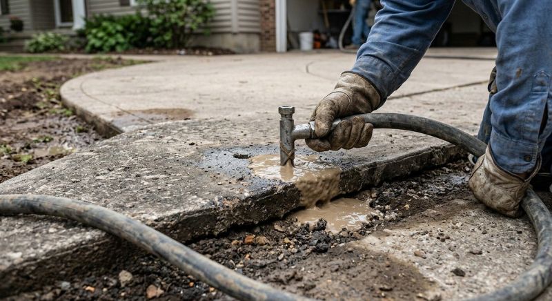Sunken Driveway Lifting in Tampa, FL